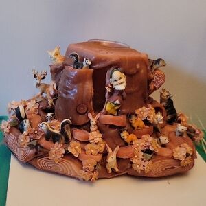 Woodland Animal Candle Holder